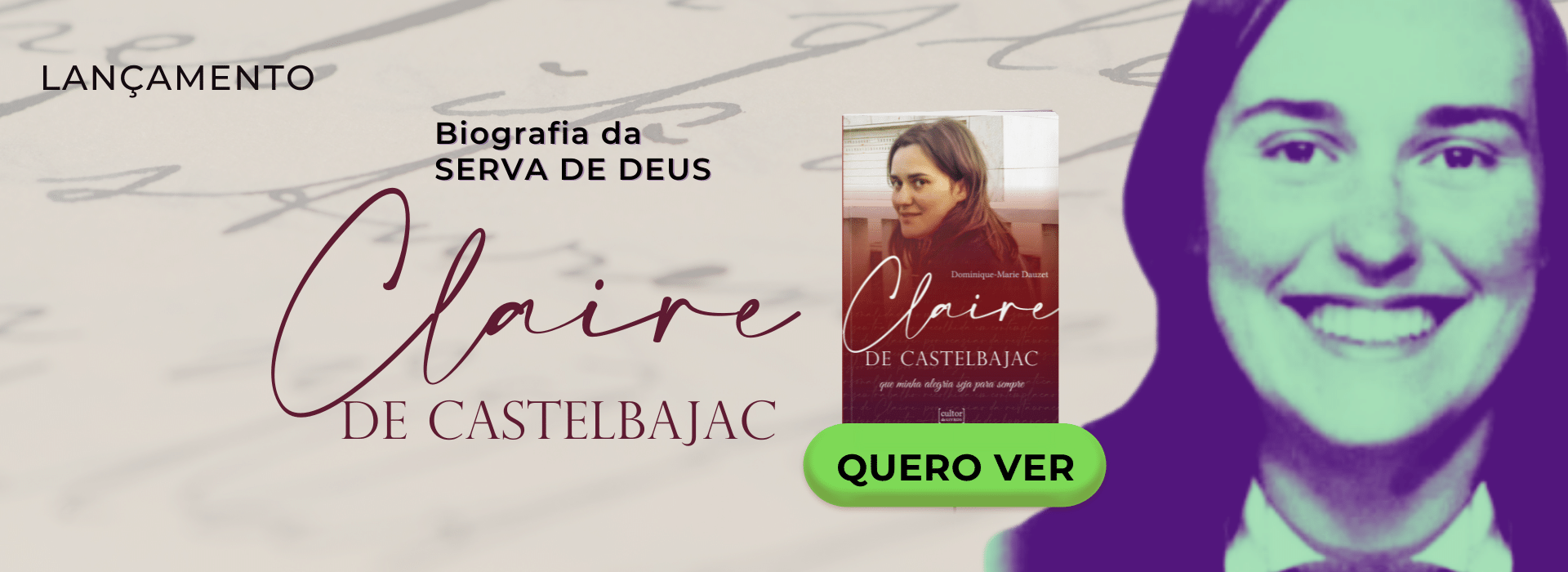 Claire de Castelbajac biografia serva de Deus Cultor de Livros
